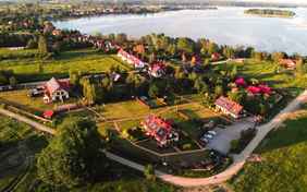 Ferienhof Zwei Seen aus der Vogelperspektive